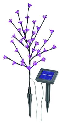 Esotec Solar LED Blütenstrauch pink