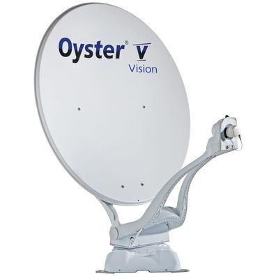 Sat-Anlage Oyster V Vision 85 Single Skew, weiß