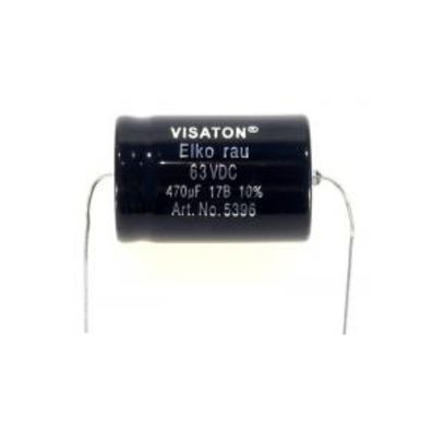 Tonfrequenz-Elkos mit rauer Folie 470 µF 63 VDC, 10% Toleranz