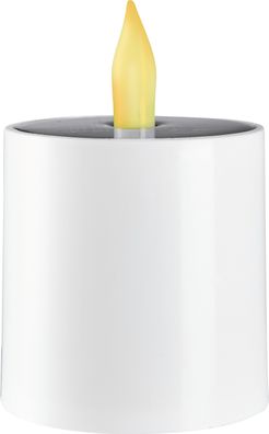 Best Season 479-92 LED-Kerze, Plastik, weiß, 7.3 x 7.3 x 11.0 cm