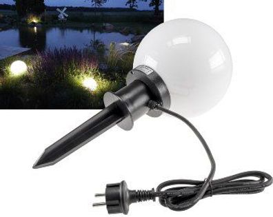 Garten Kugelleuchte 20cm IP44 mit Erdspieß