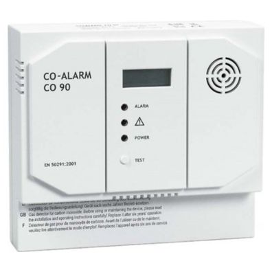 Indexa CO90-12 Kohlenmonoxidmelder (CO-Alarm), 12V DC, mit Relais