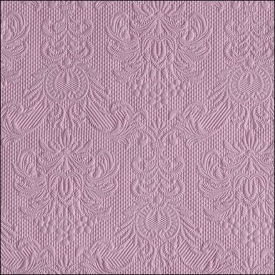 Servietten Papier 33x33cm Elegance geprägt 15 Stück Flieder