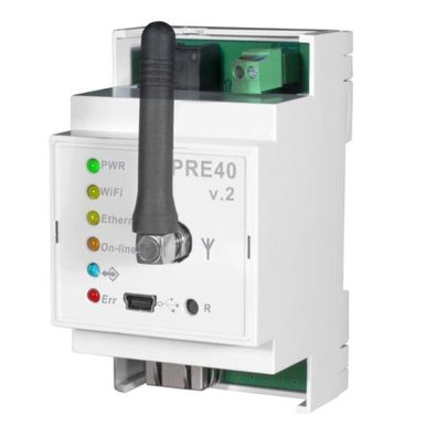 PRE40 Konverter RS232 ? Ethernet / WIFI AUF DIN-SCHIENE