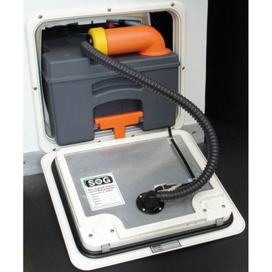 SOG WC Entlüftung Türvariante Typ F für C250/C260 dunkelgrau