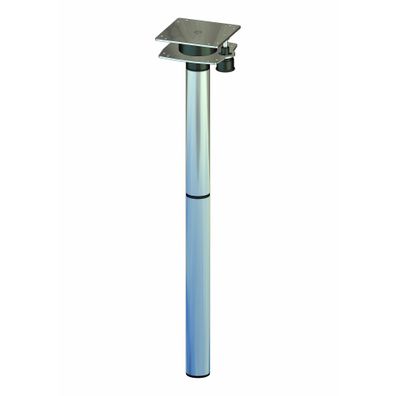 Ausdrehfuß Höhe 75,6 cm, grau