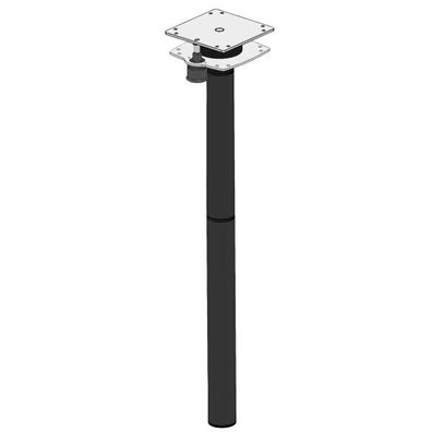 Ausdrehfuß Höhe 70 cm, anthrazit