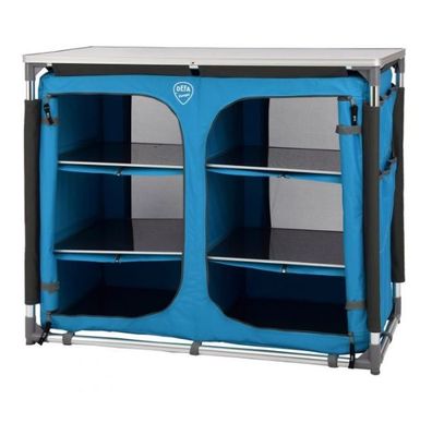 DEFA Campingschrank Aqua 92x47x82cm, stabiles außenliegendes Gerüst