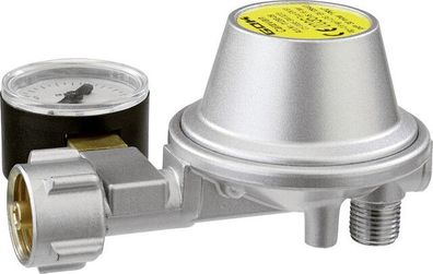 Niederdruckregler GOK Typ EN61 0,8 kg/h Abgang 90° mit Manometer