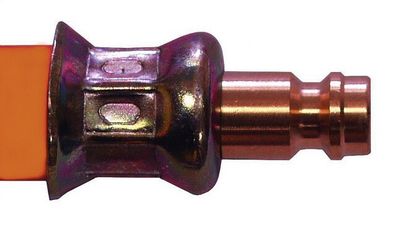 Gasschlauch 150 cm Überwurfmutter 1/4" und Stecktülle