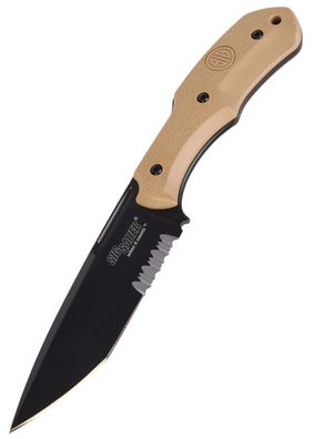 Sig Sauer M3, Wellenschliff, TAN, Taktisches Feststehendes Messer