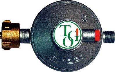 Gasregler 30 mbar für den Anschluss an deutsche Gasflaschen 11Kg