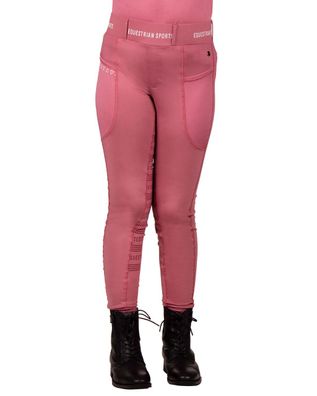 QHP Reithose Reitlegging Junior Kinder Jady Halbbesatz Desert rose FS/23