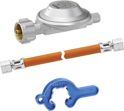 Regler Schlauch Set GOK Typ EN61 1,5 kg/h 50 mbar KLF x G 1/4 LH-ÜM, Bj. 2025