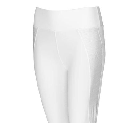 Kingsland KLKatinka Damen Reitleggings Full Grip Weiß mit Silberfäden FS/23