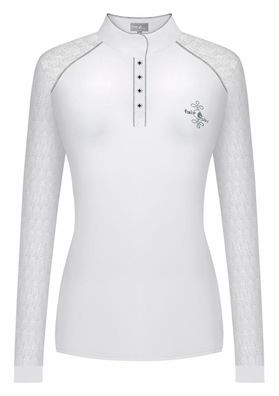 Fairplay Damen Turniershirt langarm FP Anita white weiß FS/23