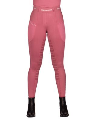 QHP Damen Reithose Reitlegging Jady Halbbesatz Desert rose FS/23