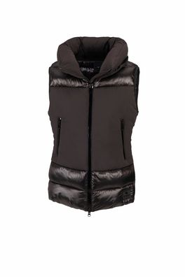 PIKEUR QULIT-WAISTCOAT Damen Westen licorice Selection HW 23