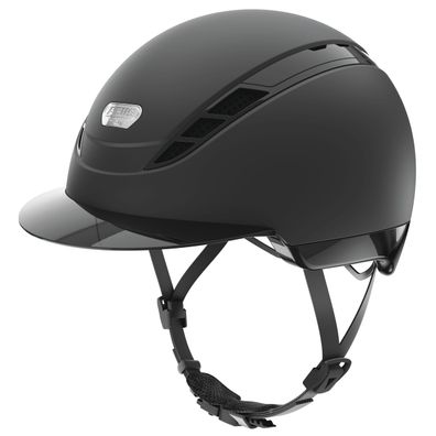 ABUS PIKEUR AirDuo Kinder Reithelm black Fahrradhelm