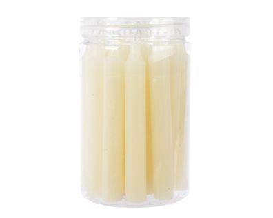 Kleine Spitzkerzen 10,5cm Ivory 22er Set Creme