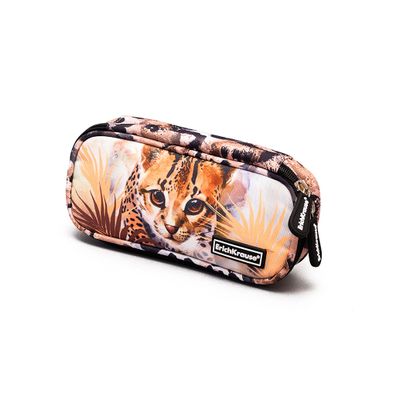 Federmäppchen Leopard 21x9x5cm 1 Stück Beige Schwarz