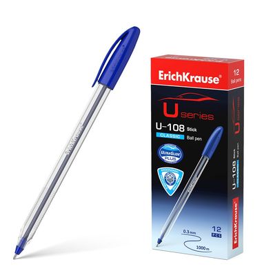 Kugelschreiber U-108 Classic 0,3mm 12er Pack Blau