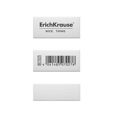 Radiergummi weich 4 x 1,9 x 1,5 cm weiß 1 Stück
