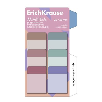 Seitenmarker 25mm Manga Plastik beschriftbar & wiederablösbar 60er Set