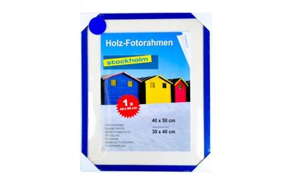Holz Fotorahmen Bilderrhalter 40x50 cm verschiedene Farben Dekoration Träger