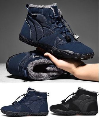 Winter Warme Wanderschuhe Wasserdicht Trekking Klettern Laufen Barfub Schuhe