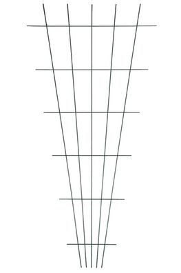 Blumenspalier 75x150cm Fächerform Rankgitter Rankhilfe Rosengitter Pflanzgitter