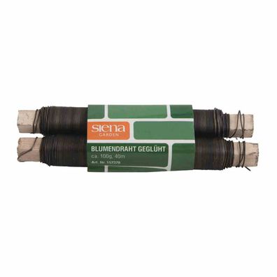 Blumenbindedraht geglüht 100 g 2 Stück im Paket, auf Spule