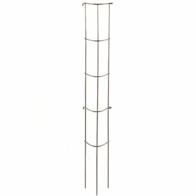 Gemüse-Rankturm silber pulverbeschichtet 202 cm