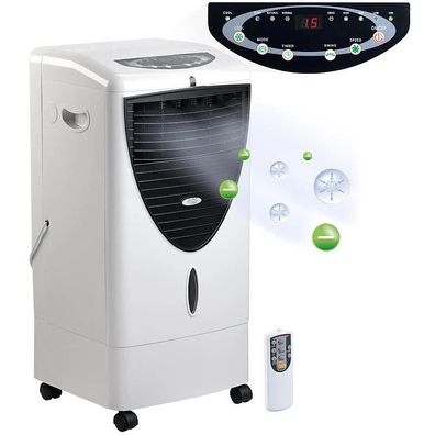 NEU 3in1 Luftkühler Befeuchter Ionisator für Kühlung Hitze Sommer Büro Camping