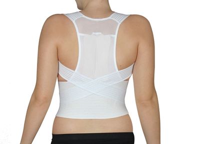 Hydas Geradehalter Réckenstétzgértel Haltungstrainer Damen Herren weiß