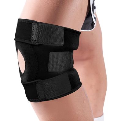 Ausyiwi Kniebandage Kniestétze mit Seitenstabilisatoren Patellaöffnung Neopren