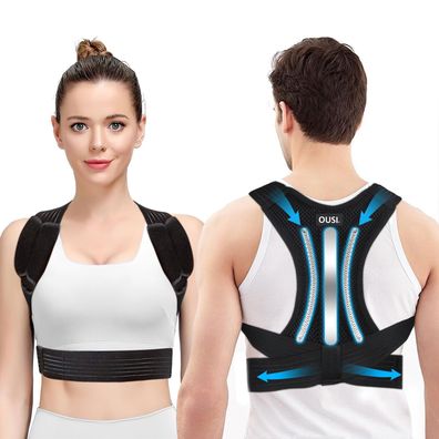 OUSI Récken Geradehalter Réckenstétzgértel Haltungskorrektur Gr. XL Unisex