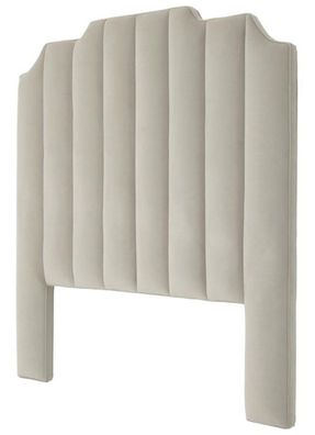 Casa Padrino Luxus Bett-Kopfteil Hellgrau 189 x H. 181 cm - Designer Schlafzimmermöbe