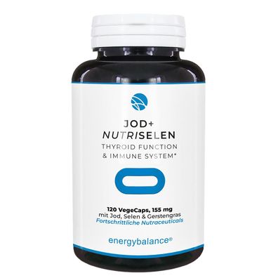 EnergyBalance Jod + NutriSelen mit Gerstengras, 120 Kapseln