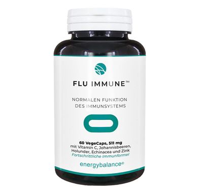 EnergyBalance Flu-Immune mit Holunder und Echinacea, 60 VegeCaps