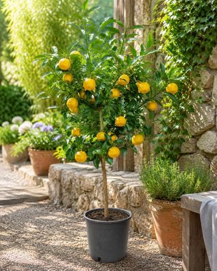 Yuzu Zitrone Citrus Junos 130-160 cm Japanische Zitrone Zitruspflanze XXL