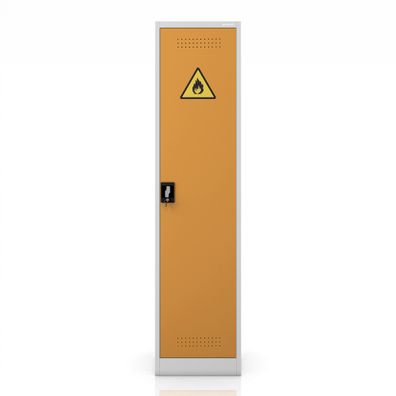 Sicherheitsschrank für Arbeitsschutzchemikalien, Säulenschrank, 500 x 1850 x 400 mm