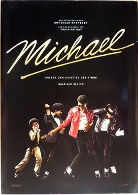 Michael - Original Kinoplakat A1 - Teasermotiv - Jaafar Jackson - Filmposter