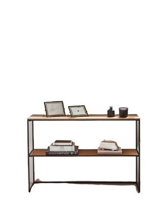 Konsolentisch Yoana 120 x 30 x 80 cm Eichenholz Wohnzimmer Tisch Neu