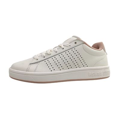 K-Swiss Court Base II 94411-154-M Weiß snow white/grey/rose 154