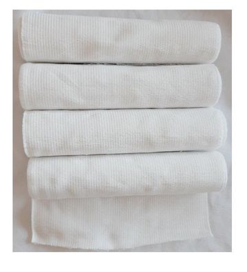 4 x Baumwoll-Bandagen, waschbar, 20 cm breit, 5 m lang, für Kälte- u. basische Wickel