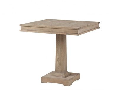 Casa Padrino Designer Luxus Eichenholz Esstisch 80 x 80 x H. 78 cm - Esszimmer Tisch