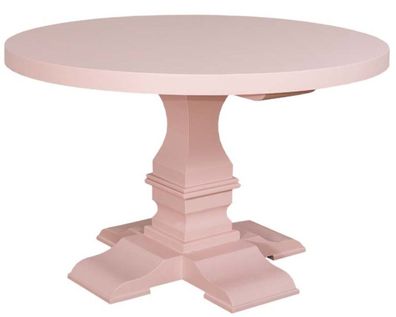Casa Padrino Landhausstil Esstisch Rund Hellrosa / Rosa Ø 130 x H. 78 cm - Esszimmert
