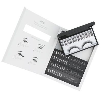 Nanolash Professionelles Wimpernverlängerungs-Set: 36 Teile inkl. 10/12/14mm Fan