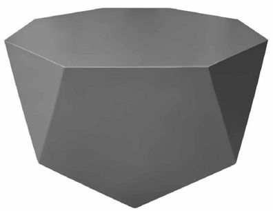 Casa Padrino Luxus Gartentisch Matt Grau 77 x 77 x H. 46 cm - Wetterbeständiger Couch